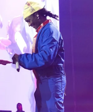 Hip hop benefit concert jumpsuit inspired by Young Thug & Friends with contemporary silhouette and standout street style aesthetics