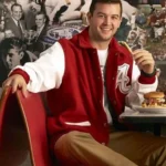 Alabama Crimson Tide Red and White Varsity Jacket