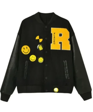 ASAP Rocky Testing in Progress varsity jacket Flacko streetwear style