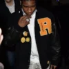 ASAP Rocky Flacko Testing in Progress varsity jacket inspired by hip hop fashion