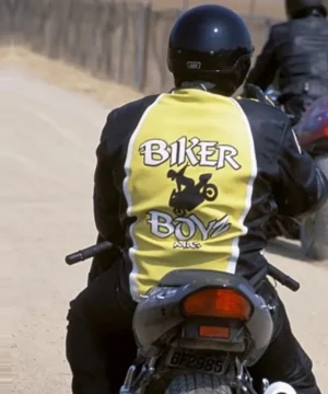 Derek Luke Biker Boyz motorcycle jacket featuring premium leather, rugged biker design, and iconic film-inspired outerwear style