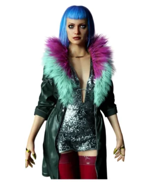 Alternative view of Cyberpunk 2077 Evelyn Parker Long Coat