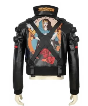 cyberpunk 2077 jackie welles black bomber jacket