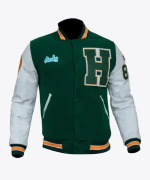 Eddie Munson Stranger Things varsity jacket featuring classic letterman design, premium fabric, and iconic pop culture style