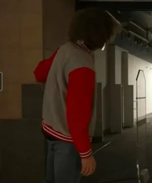 Ranboo Generation Loss varsity jacket featuring a wool-blend body, smooth sleeves, and classic collegiate styling