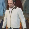 GTA V scorpion bomber white jacket inspired by Grand Theft Auto 5