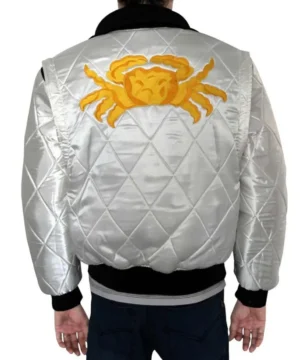 GTA 5 scorpion white bomber jacket for gaming and streetwear fans