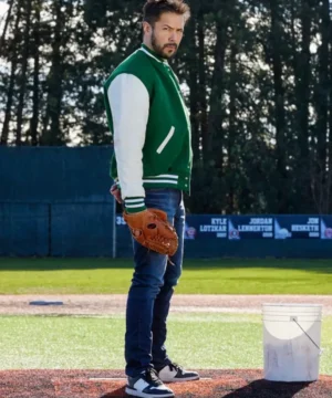 Marco Grazzini signature Hearts In The Game 2023 varsity jacket showcasing durable material, bold detailing, and stylish collegiate outerwear aesthetics