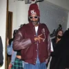 Snoop Dogg House Party maroon bomber jacket inspired by classic hip hop style