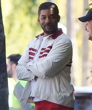 King Richard 2021 cotton jacket inspired by Will Smith with sleek silhouette, high-quality craftsmanship, and modern urban fashion appeal