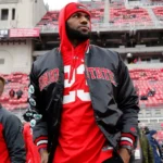 Lebron James Ohio State Buckeyes Satin Jacket