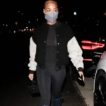 Lori Harvey Malibu Black & White Varsity Jacket