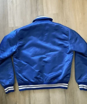 los angeles dodgers fernando valenzuela blue satin jacket