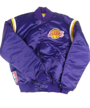Alternative view of 80s Lakers Los Angeles Satin Jacket