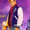 Justin Derickson Monster High The Movie varsity jacket featuring classic letterman design, premium fabric, and iconic film-inspired style