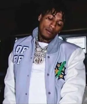 Men’s wool and leather varsity jacket inspired by YoungBoy and Lil Durk