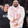 Drake OVO Valentine’s Day varsity pink jacket with romantic streetwear design
