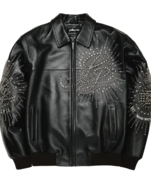 Playboi Carti Pelle Pelle jacket in 47th Anniversary edition showcasing sleek detailing and contemporary streetwear aesthetics