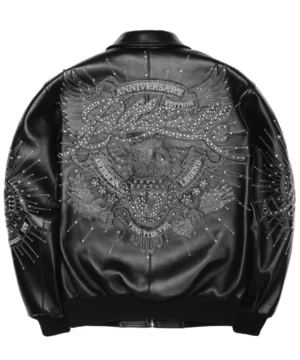 Playboi Carti Pelle Pelle jacket in 47th Anniversary edition showcasing sleek detailing and contemporary streetwear aesthetics