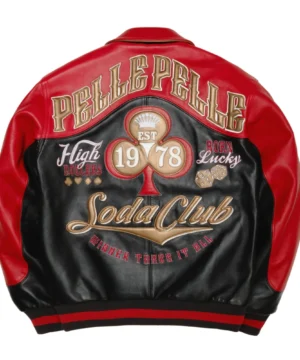 Payroll Giovanni Pelle Pelle jacket in Winner Takes edition showcasing sleek detailing and contemporary streetwear aesthetics