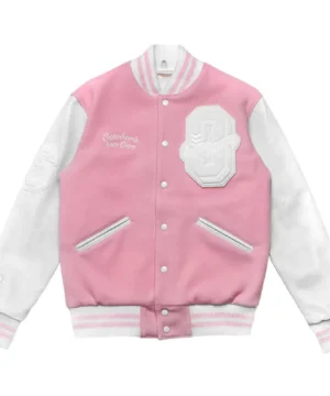 October’s Very Own OVO pink varsity jacket Valentine’s Day edition