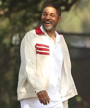 King Richard 2021 cotton jacket inspired by Will Smith with sleek silhouette, high-quality craftsmanship, and modern urban fashion appeal