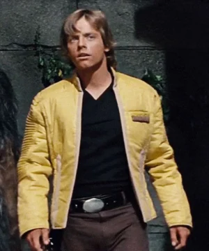 Mark Hamill Star Wars A New Hope yellow jacket inspired by Luke Skywalker costume