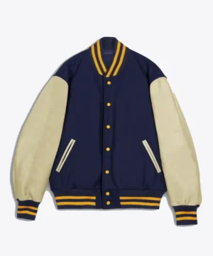 Teen Brady The Way Home signature Siddharth varsity jacket showcasing high-quality material, bold detailing, and modern urban fashion aesthetics
