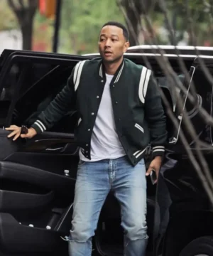 Tian Richards signature Tom Swift teddy jacket showcasing durable materials, bold detailing, and stylish collegiate outerwear aesthetics