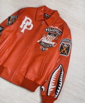 Pelle Pelle Venom World Premiere jacket inspired by Jared Abrahamson combining classic craftsmanship with contemporary celebrity style