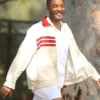 Will Smith King Richard 2021 cotton jacket featuring premium fabric, classic tailored design, and celebrity-inspired contemporary outerwear