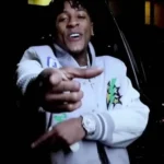 Youngboy Lil Durk Wool & Leather Varsity Jacket