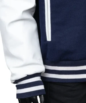 Varsity‑style Seattle Seahawks 50th Season jacket celebrating five decades of Seahawks football