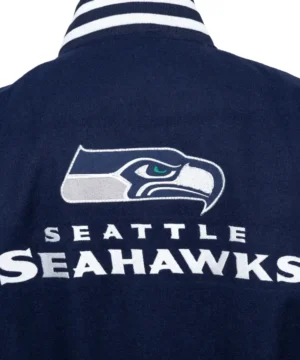 Seattle Seahawks 50th Season commemorative varsity jacket inspired by team heritage and fan pride