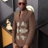 Ugo Mozie 68th Annual GRAMMY Awards blazer featuring sleek celebrity red carpet styling and tailored fit