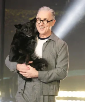 The Jennifer Hudson Show Season 4 Alan Cumming jacket featuring a stylish celebrity-inspired TV appearance look