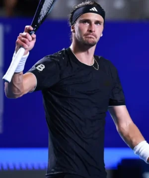 Telcel ATP 500 Mexican Open T-shirt worn by Alexander Zverev stylish sports event cotton tee