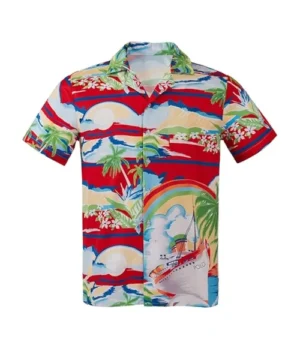 John Cena Argylle 2024 Hawaiian shirt with vibrant patterns, relaxed fit, and fun cinematic fashion appeal