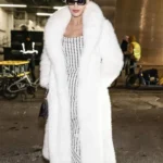 Ariadna Gutiérrez Christian Cowan Fashion Show White Fur Coat