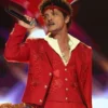 Bruno Mars 68th Annual GRAMMY Awards blazer featuring sleek red carpet style and celebrity-inspired tailoring