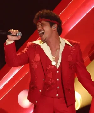 Celebrity-style Bruno Mars blazer showcasing sophisticated design and contemporary outerwear look