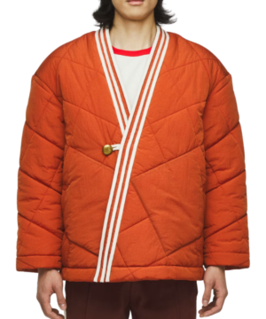 Edison Chen CLOT Adidas wrap jacket showcasing contemporary fit and fashion-forward urban styling