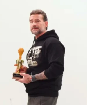 Hot Ones CM Punk black hoodie, trendy pop culture celebrity merchandise