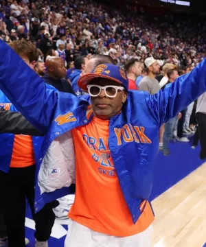 Spike Lee Playoff New York Knicks jacket featuring bold team-inspired design and premium fan apparel styling