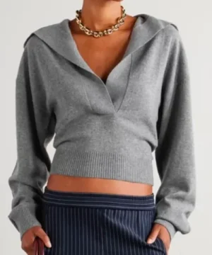 Caitlin Clark wool hoodie, cozy and chic celebrity-inspired athletic outerwear