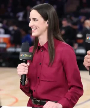 Los Angeles Lakers vs New York Knicks Caitlin Clark shirt with vibrant player print and casual sportswear fit