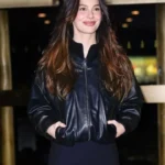 Camila Morrone NYC 2026 Leather Jacket