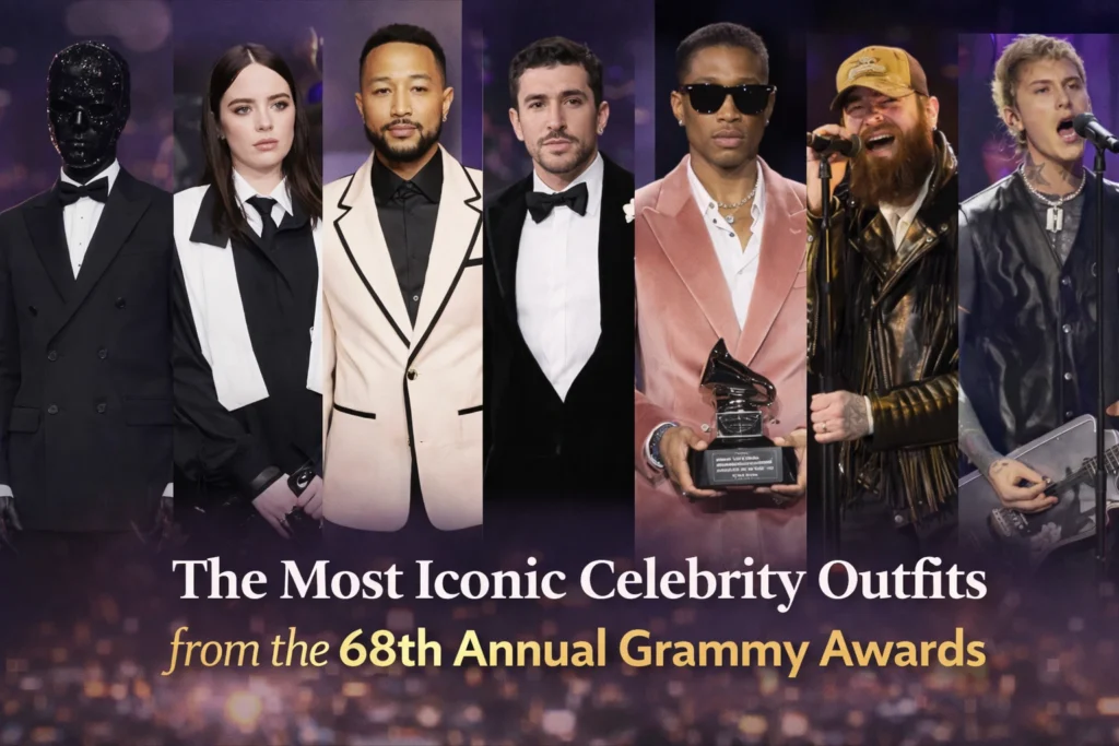 Celebrity Outfits from the 68th Annual Grammy Awards
