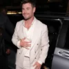 Chris Hemsworth London 2026 blazer, stylish celebrity-inspired designer outerwear