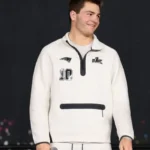 Drake Maye Super Bowl LX Opening Night Half-Zip Sweatshirt